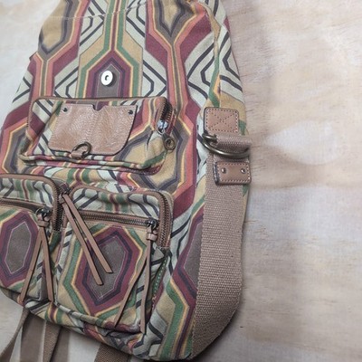 Hayden Harnett Brooklyn NYC Backpack Bag Geometric Pattern  display picture 3