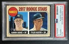 AARON JUDGE PSA 10 2017 TOPPS HERITAGE #214 ROOKIE RC YANKEES 9079