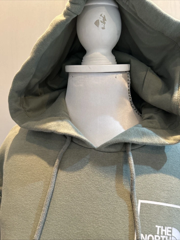 The North Face Unisex Green Hooded Sweatshirt Size UK XS/TP - Image 3 of 4