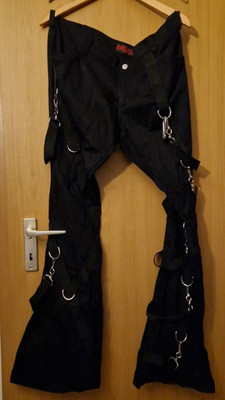 ADERLASS - Gothic Hose, schwarz, Gr. 36 unisex