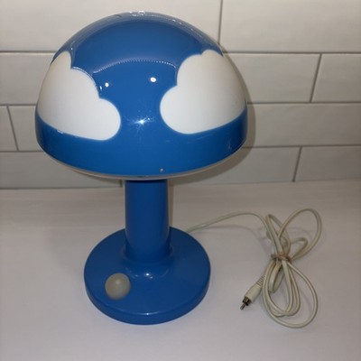 Blue Clouds Ikea Skojig Mushroom Table Lamp By Henrik Preutz Vintage Design