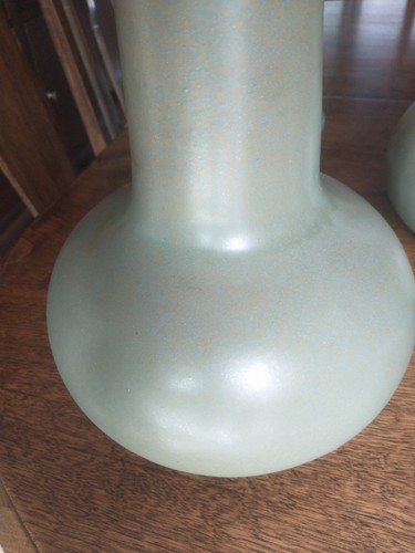 Pr. Lámparas de cerámica con mango verde salvia nuevas - Imagen 7 de 7