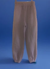 Comfrt Jogger Sweatpants Sz XS Grayish Tan Heavyweight Unisex Oversized Slouchy