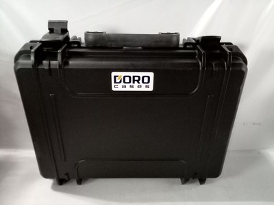 Doro Cases Black Customizable Case 18.27'' x 14.41'' x 6.93'' w/ Blue Foam Insert