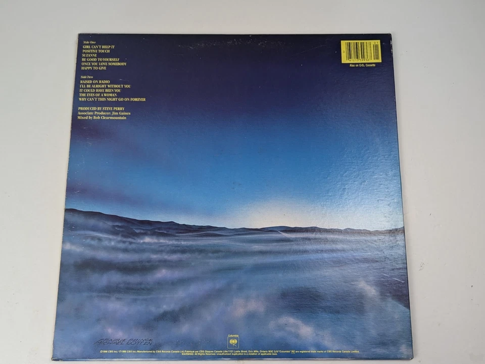 Journey Raised on Radio Vinyl LP Original 1986 First Pressing OG Rock Album - Image 4 of 4