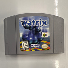 Wetrix Nintendo 64 N64 Game Cartridge Ocean NTSC-U/C E-Everyone Puzzle