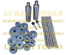 sioux Valve Seat Grinding Wheels Sioux 12 Pcs stones With 6 Pcs Pilots Grey