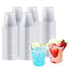 500 Pack 9 Oz Clear Plastic Cups Disposable Plastic Cups Bulk For Party Plastic
