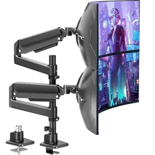  Monitor Stand Fits 49 45 42 40 39 34 32 Inch Screens, Heavy Duty Monitor Dual