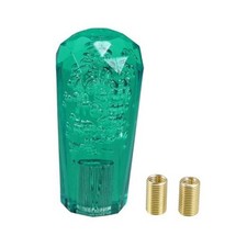 Gear Shifter Knob Kit Faux Crystal Stick Shifter Lever Knob 10cm Cyan-Blue