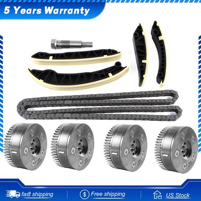 M156 6.2L 6.3L Engine Timing Chain Kit w/ Cam VVT Gears For Mercedes C63 E63 AMG