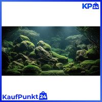 Aquarium Hintergrundposter 120X61Cm Tropische Fische & Wasserpflanzen