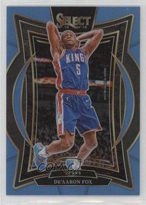 2024-25 Panini Select Concourse Light Blue Prizm 123/299 De'Aaron Fox #3 5y7