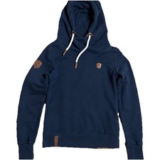 naketano womens hoodie Size Small Navy Blue Brave New World