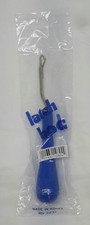 Vintage Latch Hook Rug Yarn Tool Made in Korea Blue Plastic Handle NEW