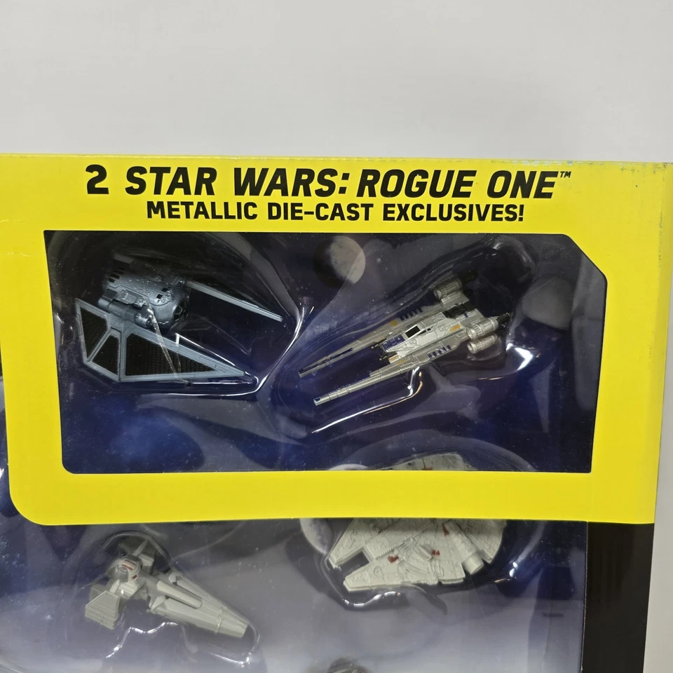 Star Wars Hero & Villain Starships 11 Pack Disney Mattel Hot Wheels Nuevo Foto 3 de 4