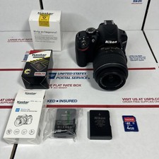 Nikon D3200 24.2MP Digital SLR Camera 18-55mm Lens  NEW EXTRAS- 2,155 CLICKS