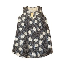 Women's Ekouaer Nightgowns Sleeveless Super Soft Button with Pockets Size L-NWT