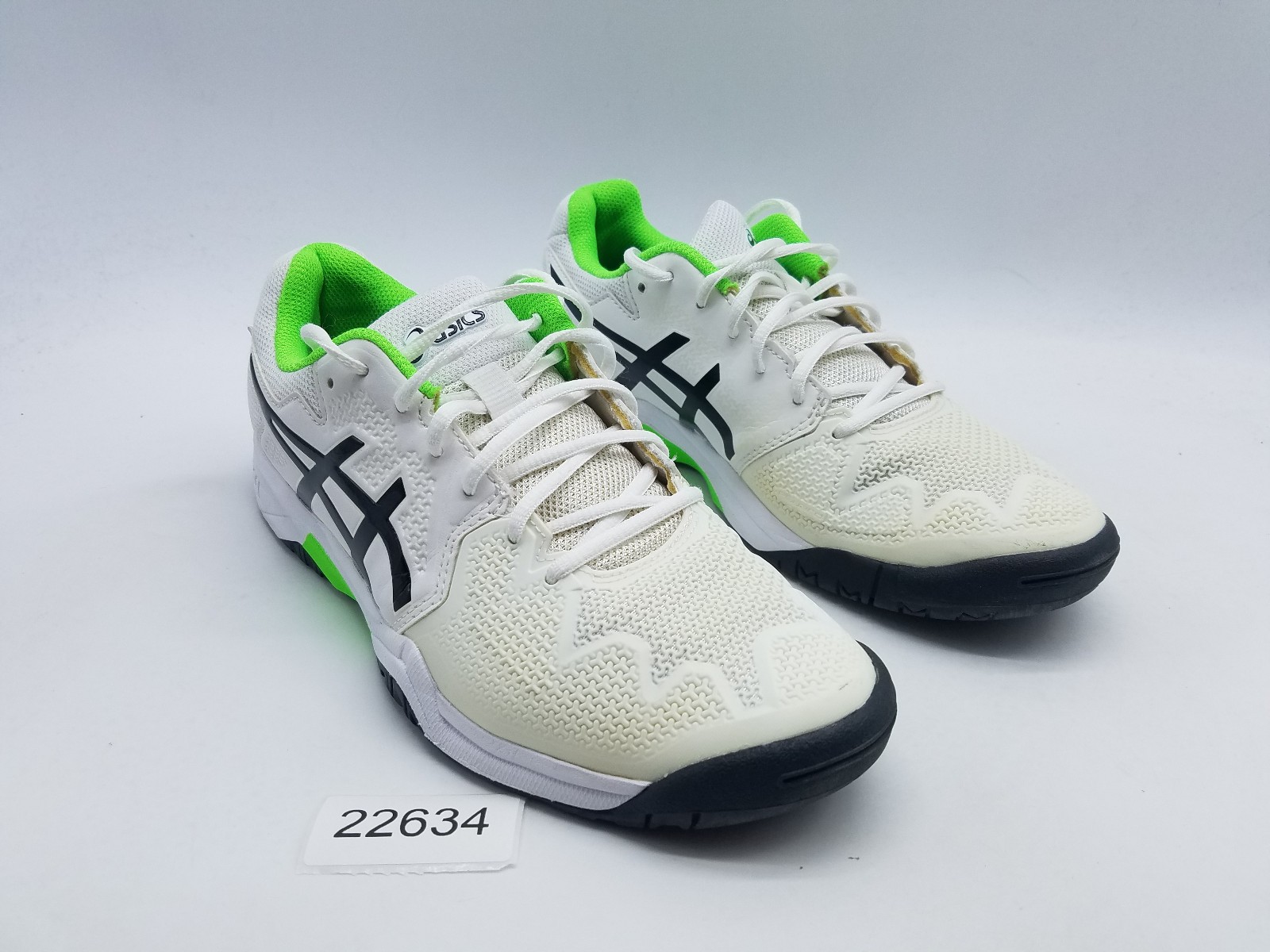 Asics Gel-Resolution 8 Boy's Size 7 Tennis Pickle Ball Shoes White