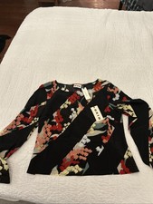 Anthropologie Rixo Silk Blouse Floral Large/size 10 NWT