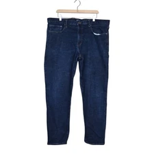 GAP Mens 40x32 Straight Taper Dark Wash Jean