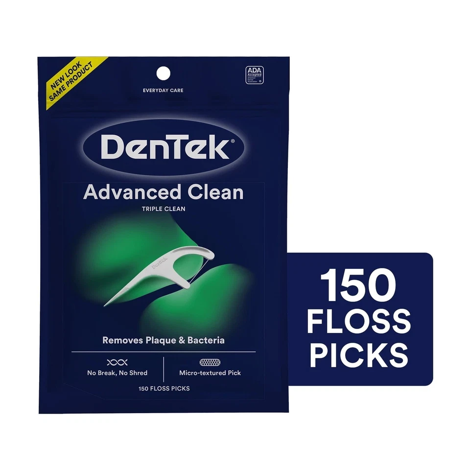 Fio dental DenTek Triple Clean Advanced Clean, sem quebra e sem fio dental, 90 - Imagem 4 de 4