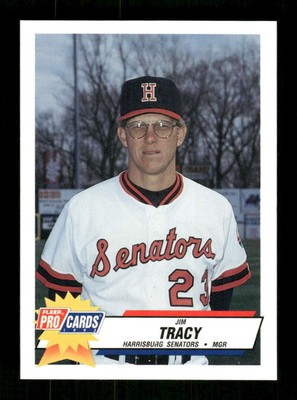 1993 Fleer Procards Harrisburg Senators 284 Jim Tracy MGR BXCP39