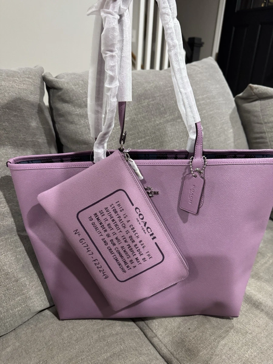 Coach Tote Purple Bags & Handbags for Women for sale | eBay
