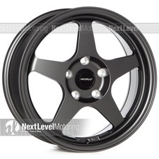 Circuit Performance Cp22 16x7 5x114.3 35 Flat Gun Metal Wheels Set Of 4 Spoon