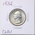 1932 25C Washington Silver Quarter Dollar in Choice AU Condition #6716