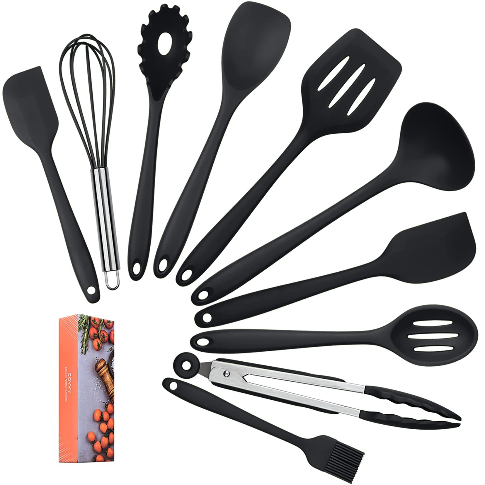 Set 10 Utensili Lysport: Cucina Sicura per Tutta la Famiglia