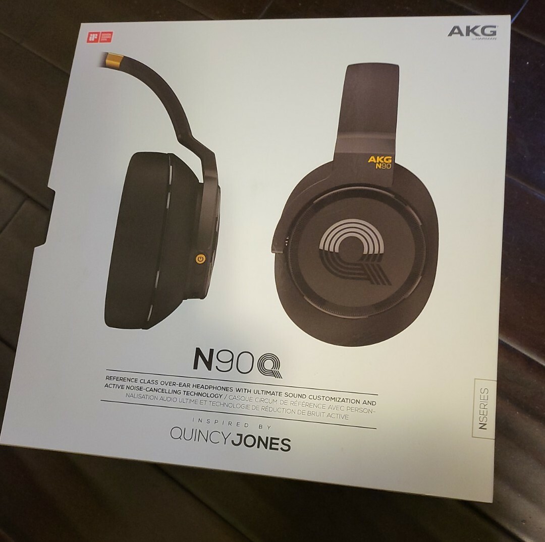AKG N90Q Reference Class Auto-Calibrating Noise Cancelling Headphones -  Black for sale online | eBay