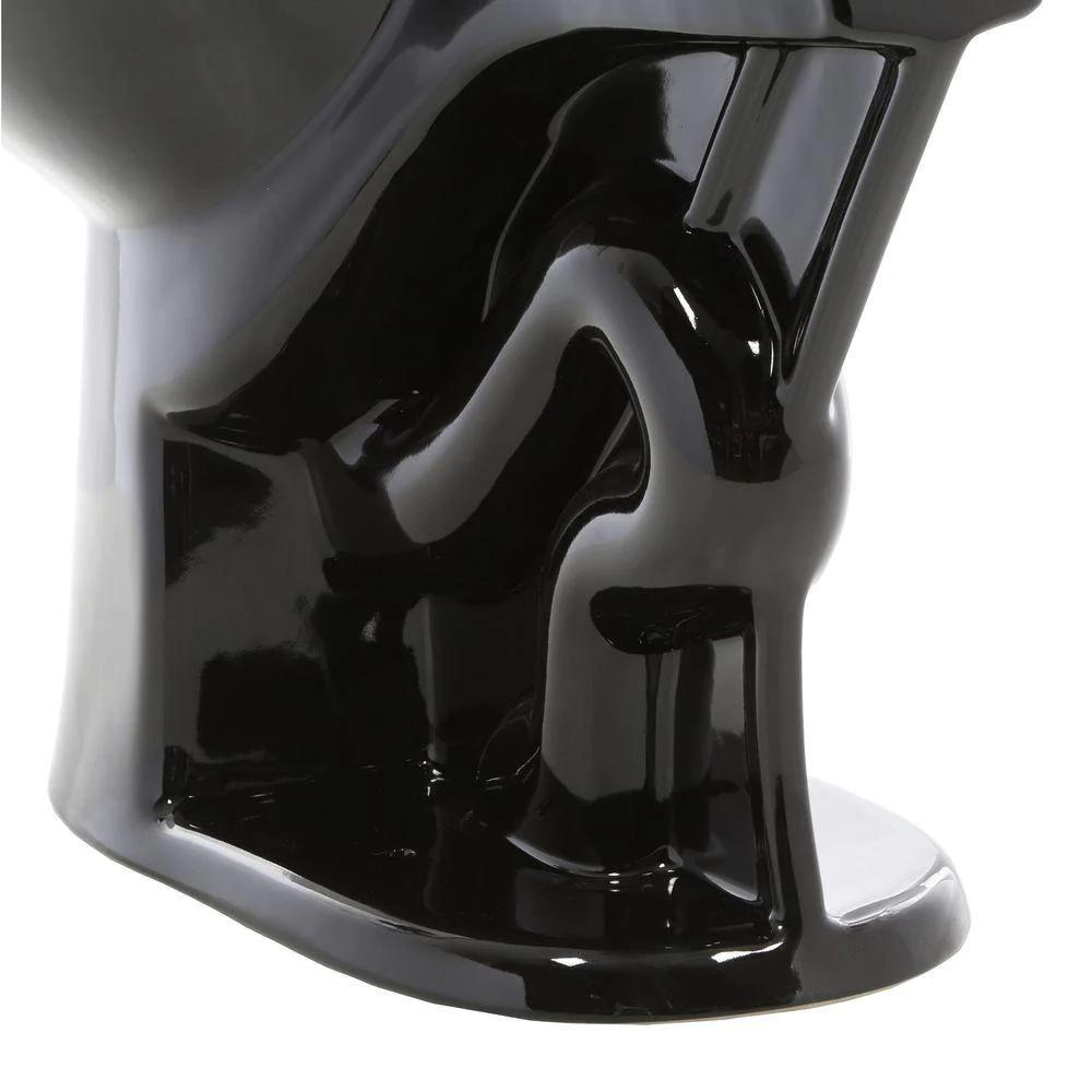 Glacier Bay Dual Flush Elongated Toilet High Efficiency 1.1 GPF/1.6 GPF Black 732291231657 eBay