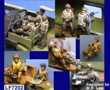 1/72 Scale Die-cast Resin WWII B-17 Flying Fortress Heavy Bomber Unit 10 People