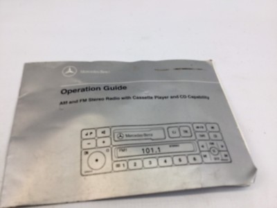 MERCEDES W140 OPERATION GUIDE BOOK S 210161020