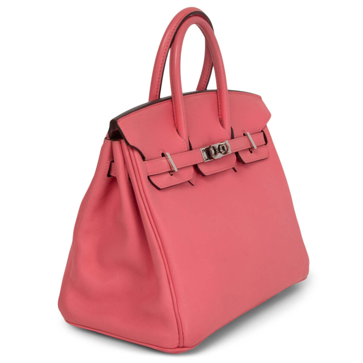 64637 auth HERMES pink leather BIRKIN 25 Bag Rose Azalee 64637 auth HERMES pink leather BIRKIN 25 Bag Rose Azalee