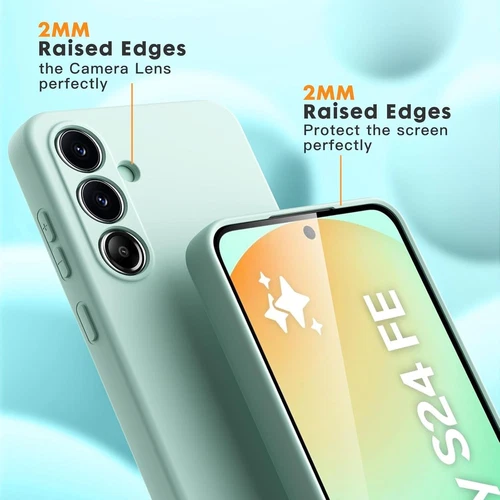 For Samsung Galaxy S25 Ultra S24 FE S23 Plus Silicone Case Phone Protective Case - Bild 37 von 44