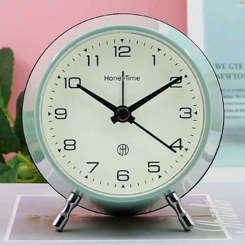 Bedside Table Clock Silent Small Table Clock Desktop Kids Bedroom Home - Picture 12 of 12