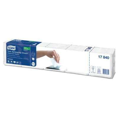 1125 Stück TORK 17840 Spenderservietten N10, Xpressnap Snack, 1/4 Falz, 1-lagig