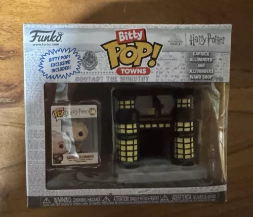 Funko Bitty Pop! Town Harry Potter Garrick Ollivander And Ollivanders Wands BNIB