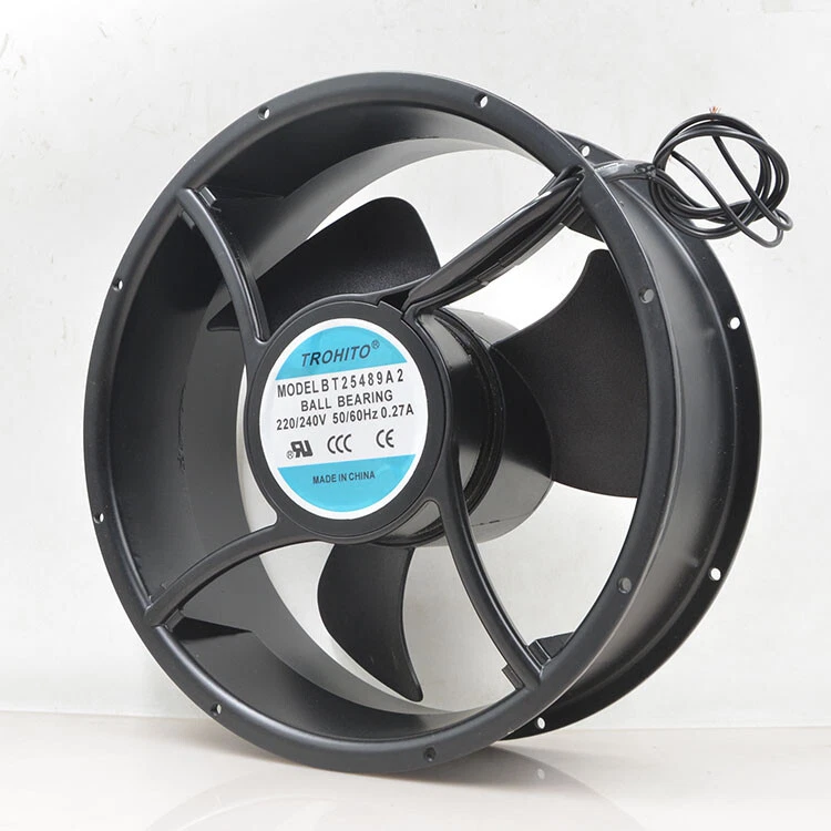 1pcs  TROHITO 25489 BT25489A2 220V-240V 0.27A metal axial fan - Image 2 of 4