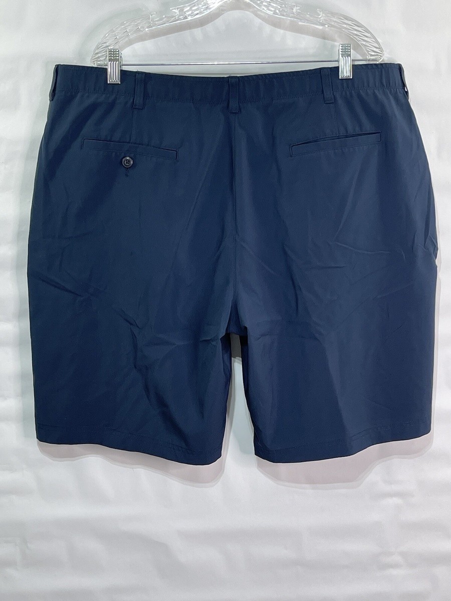 Ben Hogan Men's Sz 42 Navy Blue Zip Pockets Bermuda Shorts