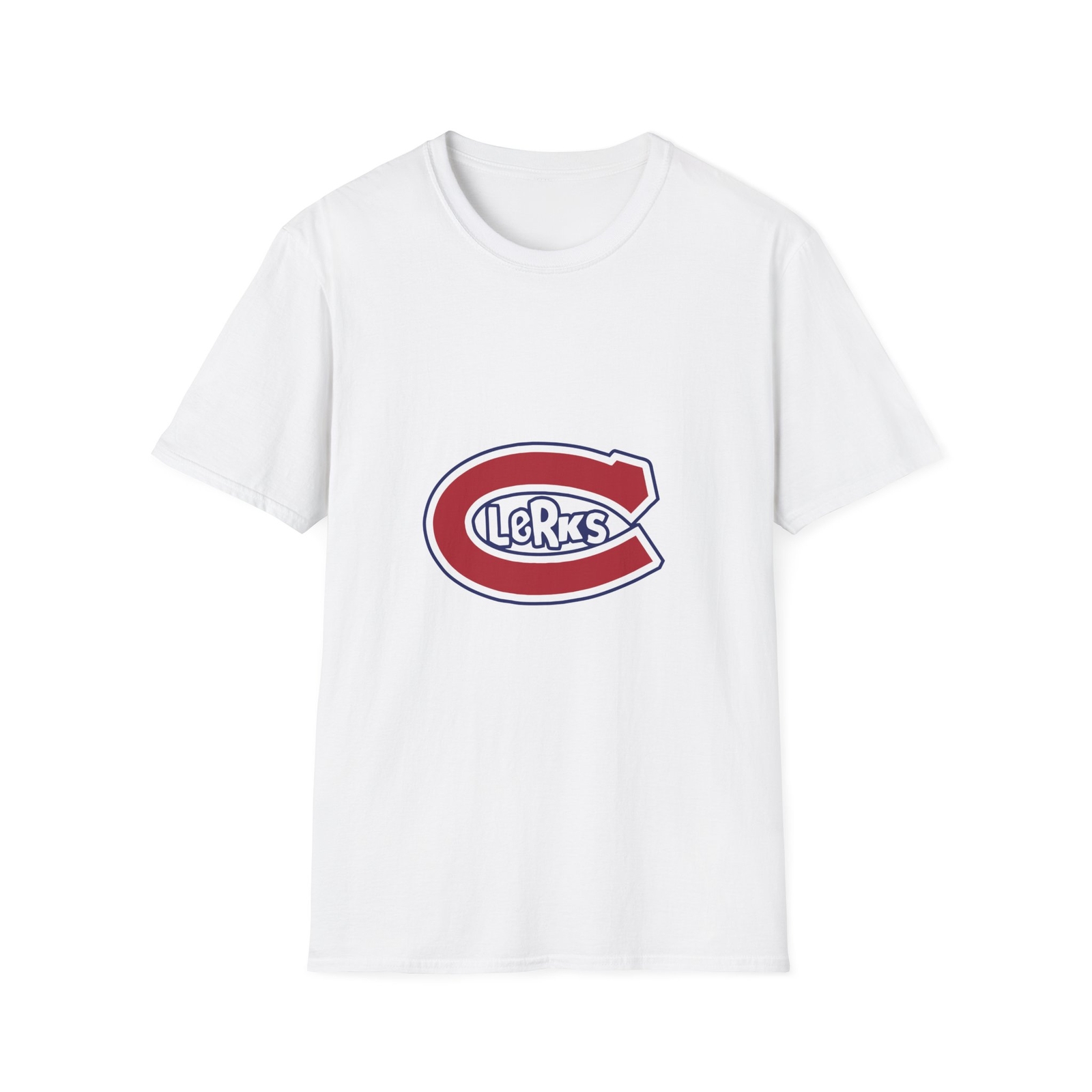 Maglietta Clerks Montreal Canadiens 37 in una fila unisex softstyle