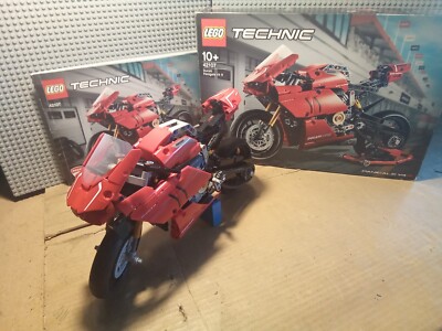 LEGO TECHNIC 42107 DUCATI PANIGALE V4 R BOX UND ANLEITUNG