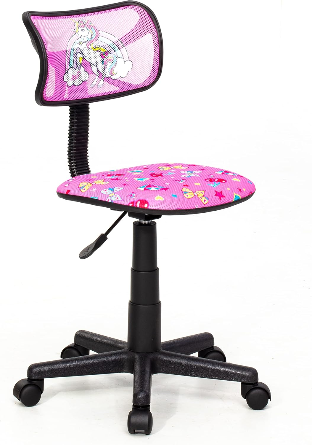 Jojo Siwa Swivel Mesh Rolling Desk Chair Adjustable for Kids Teens Adults