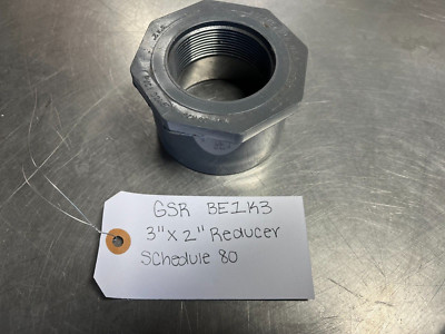 BE1K3 GSR 3'' X 2'' Reducer  Schedule 80  Slip X Thread