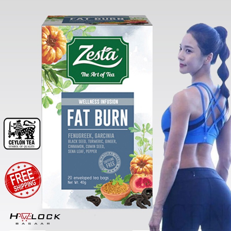 Zesta Ceylon Fat Burn Tea 20 bags Ceylon Wellness Infusion immune boost