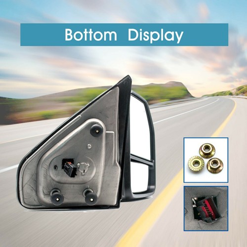 Towing Mirrors For 2013 Ford F-150 Power Heated LED Signal Puddle Light Chrome - 第 8/12 張圖片