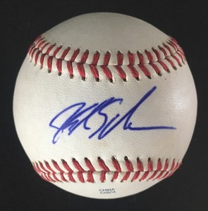 kyle schwarber autographed baseball