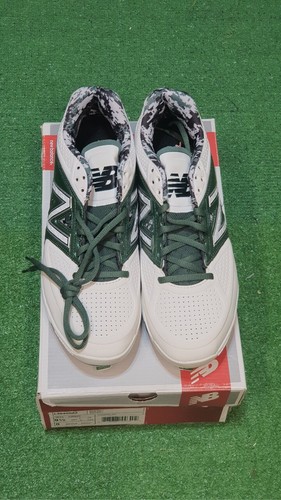 Metal Baseball Cleats White 